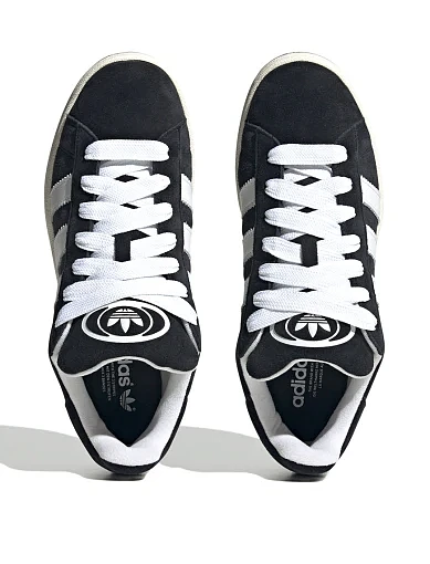 Мужские кеды Adidas Campus 00s замшевые черные - фото 5 - Miraton
