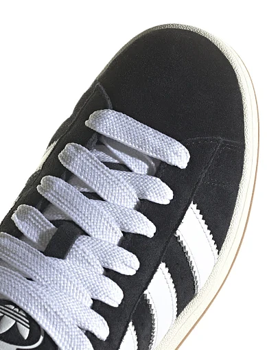 Мужские кеды Adidas Campus 00s замшевые черные - фото 8 - Miraton