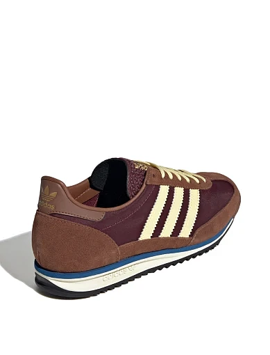 Жіночі кросівки Adidas SL72 OG шкіряні коричневі - фото 3 - Miraton