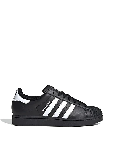 Чоловічі кеди Adidas Superstar II шкіряні чорні фото 1