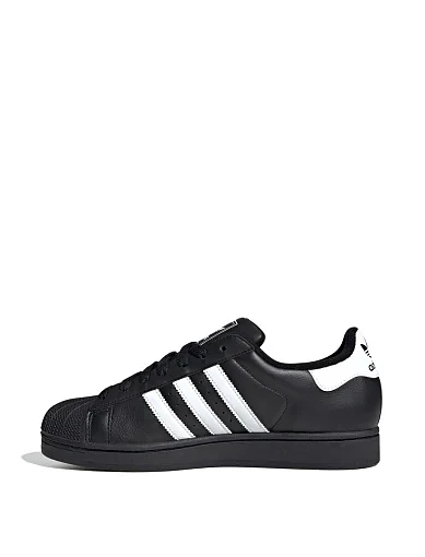 Чоловічі кеди Adidas Superstar II шкіряні чорні (JI0079) - фото 2 - Miraton