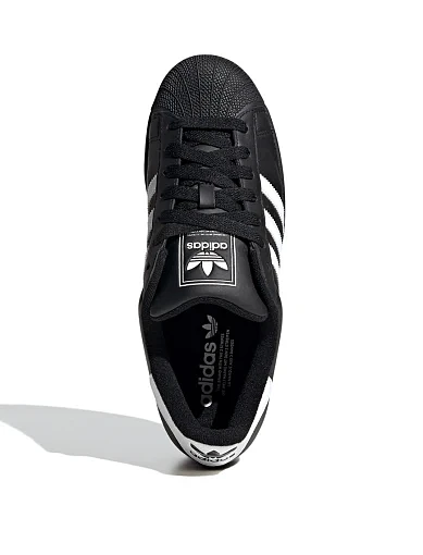 Чоловічі кеди Adidas Superstar II шкіряні чорні (JI0079) - фото 5 - Miraton