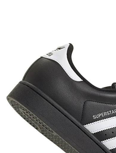 Чоловічі кеди Adidas Superstar II шкіряні чорні (JI0079) - фото 8 - Miraton