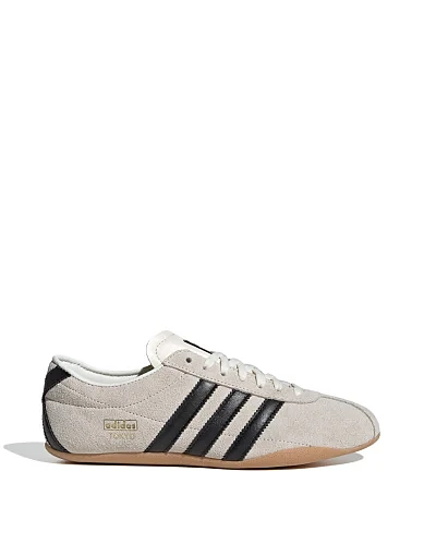 Жіночі кросівки Adidas Tokyo шкіряні молочного кольору фото 1