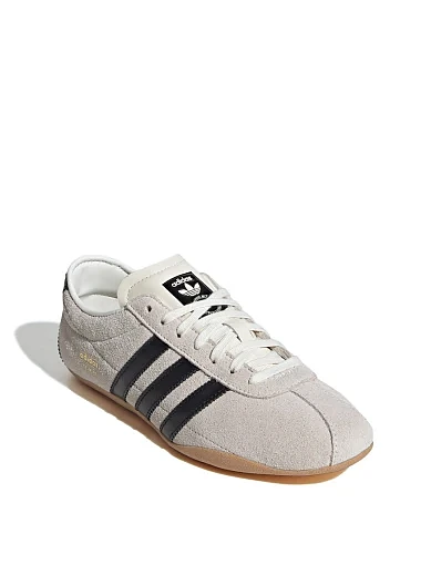 Жіночі кросівки Adidas Tokyo шкіряні молочного кольору - фото 2 - Miraton