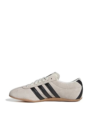 Жіночі кросівки Adidas Tokyo шкіряні молочного кольору - фото 4 - Miraton