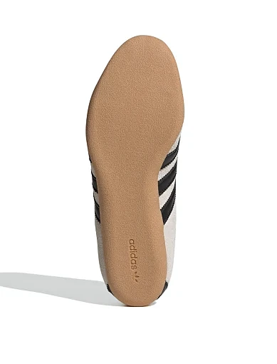 Жіночі кросівки Adidas Tokyo шкіряні молочного кольору - фото 6 - Miraton