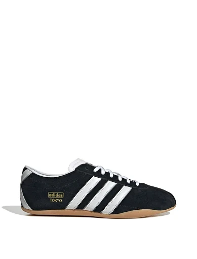 Жіночі кросівки Adidas Tokyo шкіряні чорні фото 1