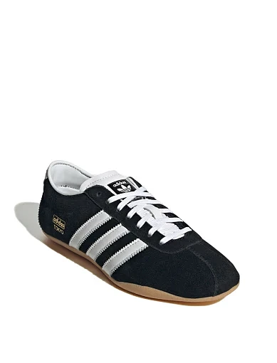 Жіночі кросівки Adidas Tokyo шкіряні чорні - фото 3 - Miraton