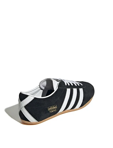 Жіночі кросівки Adidas Tokyo шкіряні чорні - фото 4 - Miraton