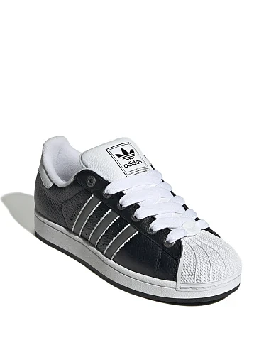 Кеди Adidas Superstar II шкіряні чорні - фото 3 - Miraton