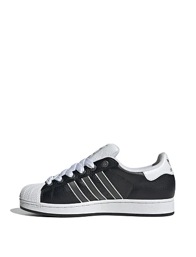 Кеди Adidas Superstar II шкіряні чорні - фото 5 - Miraton