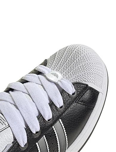 Кеди Adidas Superstar II шкіряні чорні - фото 8 - Miraton