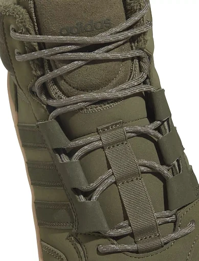 Чоловічі черевики Adidas Hoops 4.0 Mid шкіряні зелені (JQ5363) - фото 6 - Miraton