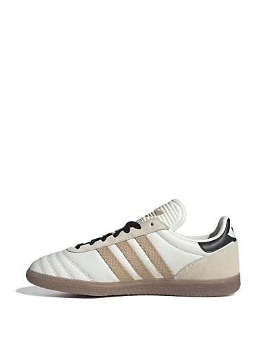 Жіночі кеди Adidas Samba шкіряні молочного кольору - фото 2 - Miraton