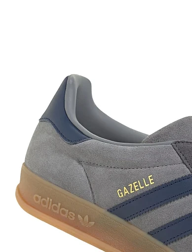 Чоловічі кеди Adidas Gazelle замшеві сірі (JQ8397) - фото 8 - Miraton