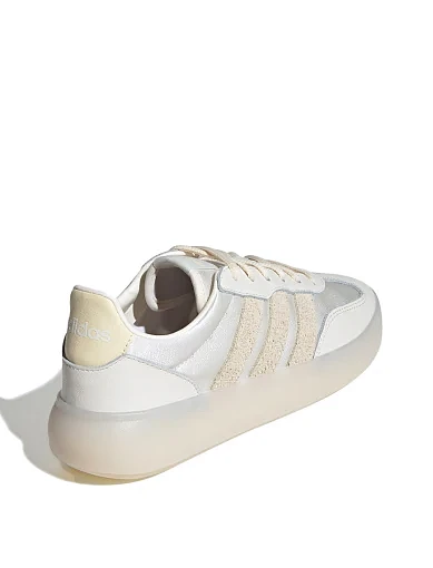 Жіночі кеди Adidas Barreda Decode шкіряні молочного кольору - фото 3 - Miraton