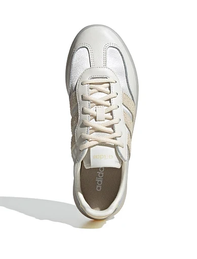 Жіночі кеди Adidas Barreda Decode шкіряні молочного кольору - фото 5 - Miraton