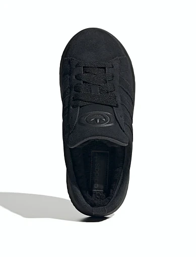 Жіночі кеди Adidas Campus 00s Winter Low шкіряні чорні - фото 5 - Miraton