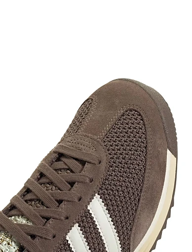 Жіночі кросівки Adidas Sl 72 замшеві коричневі - фото 7 - Miraton