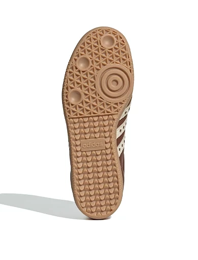 Жіночі кеди Adidas Samba OG шкіряні коричневі - фото 6 - Miraton