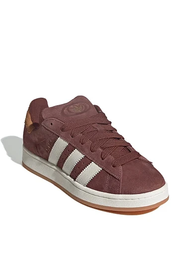 Жіночі кеди Adidas Campus замшеві бордові - фото 4 - Miraton
