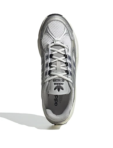Жіночі кросівки Adidas OZMILLEN з екошкіри сірі - фото 5 - Miraton