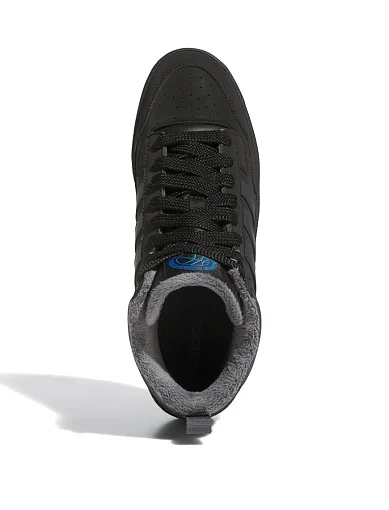 Чоловічі черевики Adidas Rapid Court Mid Winterized з екошкіри чорні (JR0170) - фото 5 - Miraton