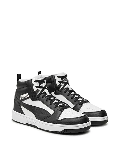 Женские ботинки PUMA Rebound LayUp SL из экокожи черные - фото 2 - Miraton