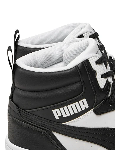Женские ботинки PUMA Rebound LayUp SL из экокожи черные - фото 6 - Miraton