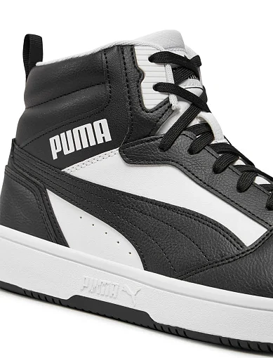 Женские ботинки PUMA Rebound LayUp SL из экокожи черные - фото 7 - Miraton