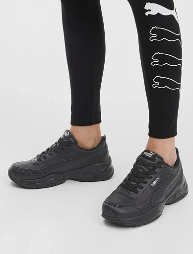 Жіночі кросівки PUMA Cilia Mode з екошкіри чорні - фото 5 - Miraton