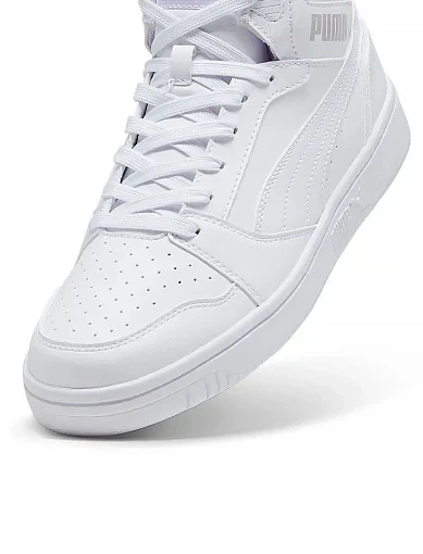 Жіночі черевики PUMA Rebound v6 з екошкіри білі - фото 5 - Miraton