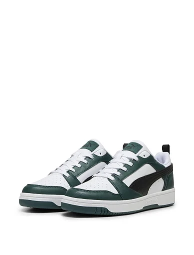 Чоловічі кеди PUMA Rebound v6 Low з екошкіри зелені (39232834) - фото 2 - Miraton