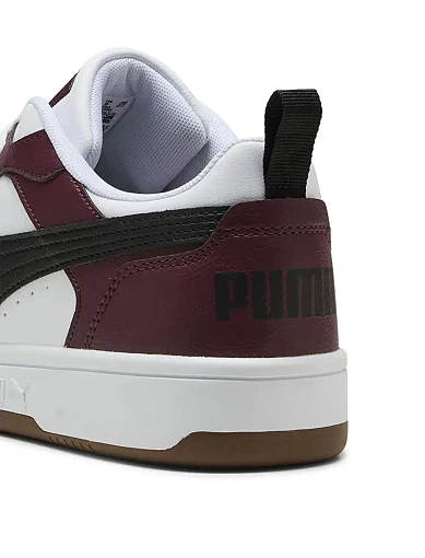 Жіночі кеди PUMA Rebound v6 Low з екошкіри бордові - фото 6 - Miraton
