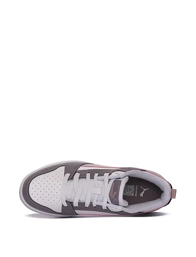 Женские кеды PUMA Rebound v6 Low из экокожи сиреневые - фото 5 - Miraton