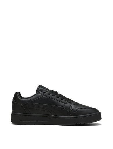 Жіночі кеди PUMA Court Classic Street з екошкіри чорні фото 1