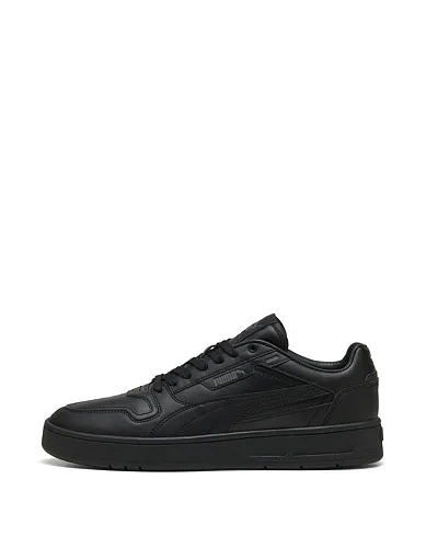 Жіночі кеди PUMA Court Classic Street з екошкіри чорні - фото 2 - Miraton