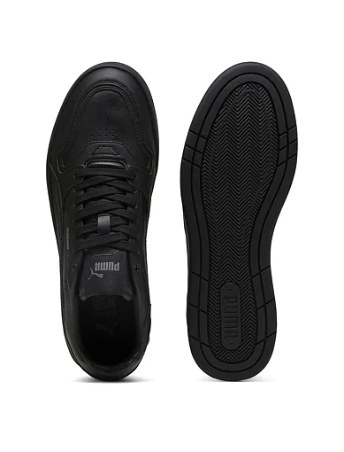 Жіночі кеди PUMA Court Classic Street з екошкіри чорні - фото 4 - Miraton