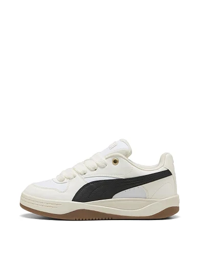 Жіночі кеди PUMA Park Luna з екошкіри молочного кольору - фото 2 - Miraton