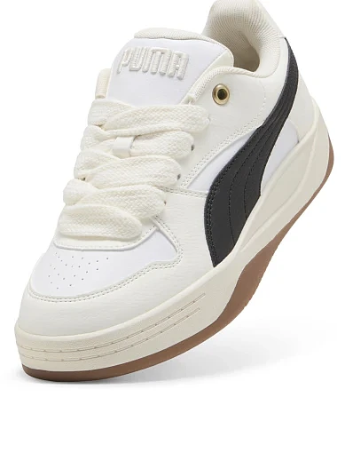 Жіночі кеди PUMA Park Luna з екошкіри молочного кольору - фото 4 - Miraton