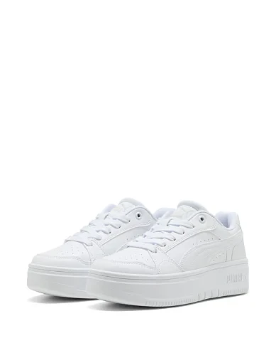 Жіночі кеди PUMA Rebound Low з екошкіри білі - фото 3 - Miraton