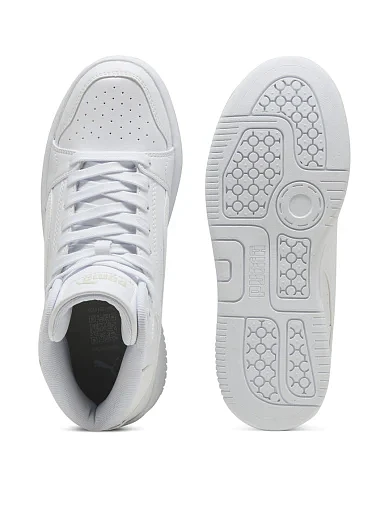 Жіночі черевики PUMA Rebound Mid з екошкіри білі - фото 4 - Miraton