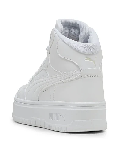 Жіночі черевики PUMA Rebound Mid з екошкіри білі - фото 6 - Miraton