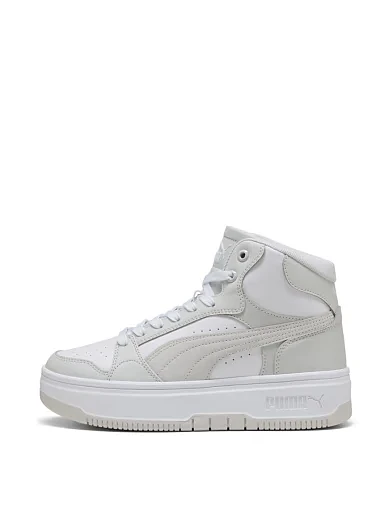 Жіночі черевики PUMA Rebound Mid з екошкіри сірі - фото 2 - Miraton