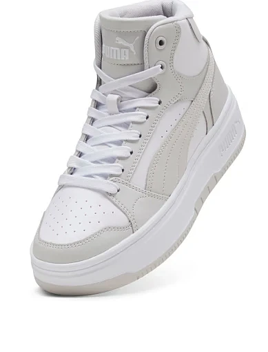 Жіночі черевики PUMA Rebound Mid з екошкіри сірі - фото 6 - Miraton