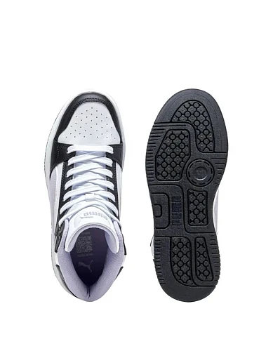 Женские ботинки PUMA Rebound Mid из экокожи черные - фото 6 - Miraton