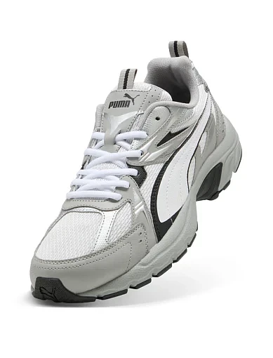 Жіночі кросівки PUMA Milenio Tech текстильні сірі - фото 4 - Miraton