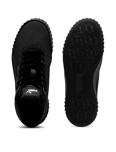 Жіночі черевики PUMA Carina 3.0 Mid WTR з екошкіри чорні - фото 2 - Miraton