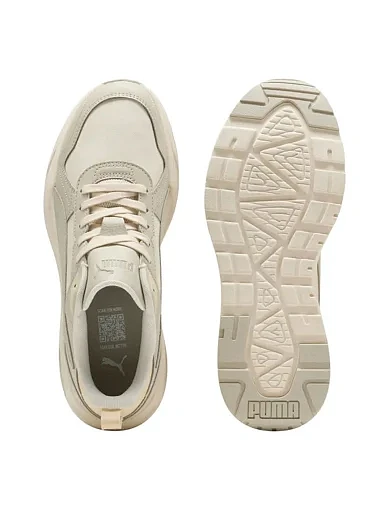 Жіночі кросівки PUMA Trinity 2 LT SL з екошкіри бежеві - фото 4 - Miraton